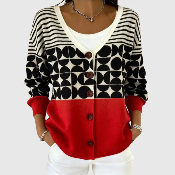 Matilde | Comfortable Buttoned Knit Cardigan