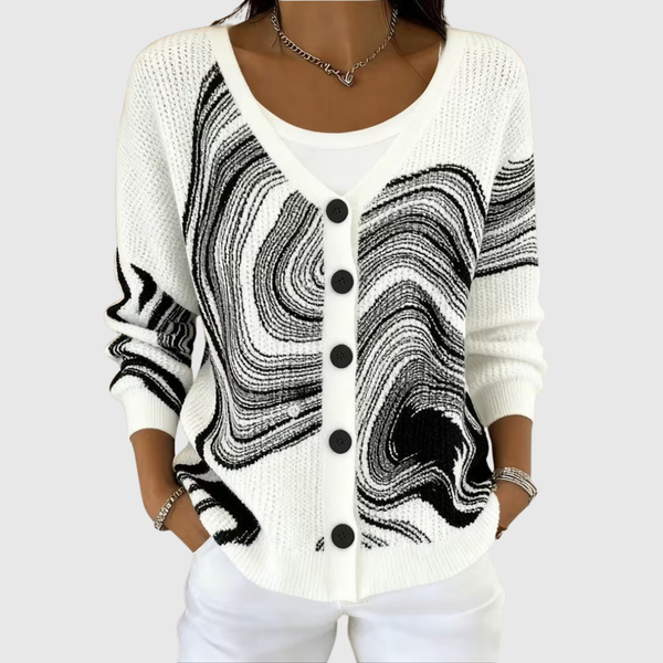 Cristina | Comfortable Knitted Cardigan with Buttons