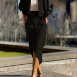 Elegant two-piece set with jacket and skirt