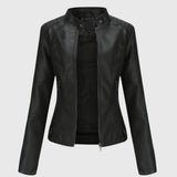 Isabella | Elegant Leather Jacket for Women