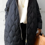 PRISCILLA™ | PARKA WITH HOOD AND ATTENTIVE DETAILS