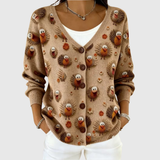 Federica | Comfortable Buttoned Knit Cardigan