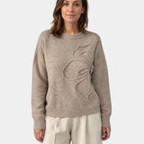 Alma | Knitted Floral Jumper