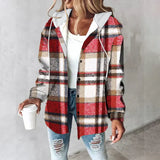Martina™ | Women's Checkered Jacket with Buttons