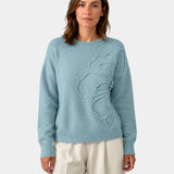 Alma | Knitted Floral Jumper