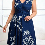 Danica - Bloemenjurk met Wikkelstijl