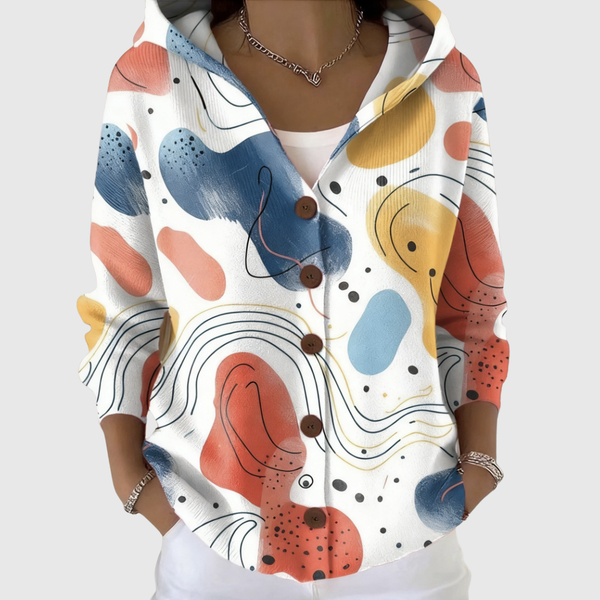 Margherita | Comfortable Knitted Hooded Cardigan