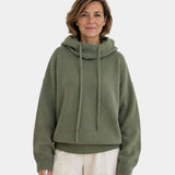 Marie | Soft Sweater with High Neck and Hood