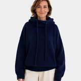 Marie | Soft Sweater with High Neck and Hood