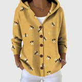 Emma | Comfortable Knitted Hooded Cardigan