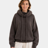 Marie | Soft Sweater with High Neck and Hood