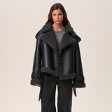 Elvira | Shearling Coat with Belt