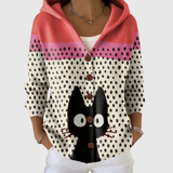 Rebecca | Comfortable Knitted Hooded Cardigan