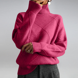 Laura | Luxurious cashmere jumper with high collar
