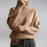 Laura | Luxurious cashmere jumper with high collar