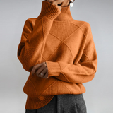 Laura | Luxurious cashmere jumper with high collar