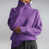 Laura | Luxurious cashmere jumper with high collar