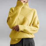 Laura | Luxurious cashmere jumper with high collar