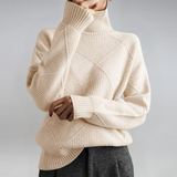 Laura | Luxurious cashmere jumper with high collar