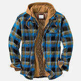 Alain – Checkered patchwork jacket for men