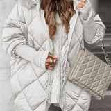 Annette - Winter Set with Hood and Diamond Print