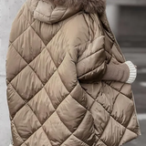 Annette - Winter Set with Hood and Diamond Print
