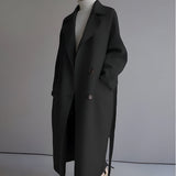 GRACE | Elegant coat with structured belt