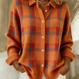 Danique | Checked Shirt Jacket with Buttons