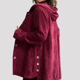 Casual Corduroy Hoodie Jacket for Autumn