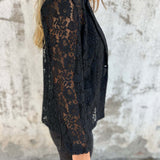 Lena | Transparent Lace Blazer with Elegant Structure