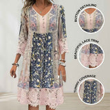 NAYA | MIDI JURK VLOEIENDE BOHO LUXE