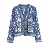Teodora™ | ELEGANT FLORAL CARDIGAN