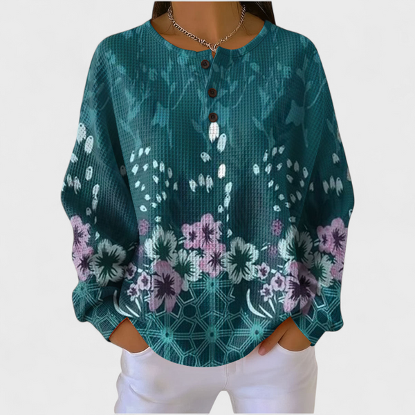 Helene | Floral Print Sweatshirt
