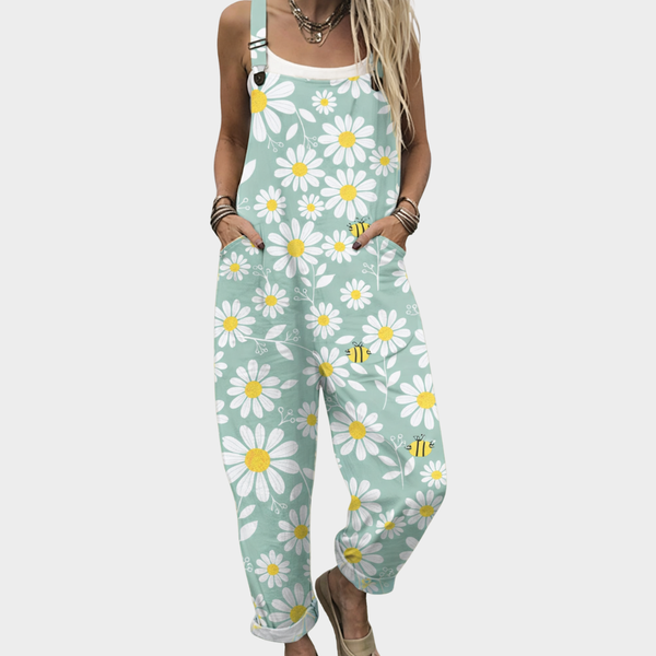 Comfortabele gedrukte jumpsuit