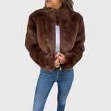 Sofia - Women's Thermal Teddy Fleece Jacket