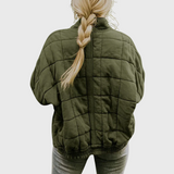 Josiane | Elegant oversized quilted jacket