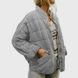 Josiane | Elegant oversized quilted jacket