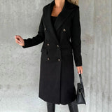 DESIREE™ | LONG COAT WITH DOUBLE BUTTONS