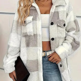 Geneva | Elegant Striped Fleece Jacket