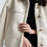 Sherpa Trim Coat Lilian-Thouram Toteme