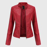 Isabella | Elegant Leather Jacket for Women