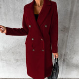 DESIREE™ | LONG COAT WITH DOUBLE BUTTONS
