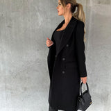 DESIREE™ | LONG COAT WITH DOUBLE BUTTONS