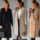 DESIREE™ | LONG COAT WITH DOUBLE BUTTONS