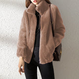 KATE™ | HIGH COLLAR WOOL COAT