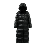 Clara - Long Feather Coat