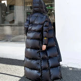 Clara - Long Feather Coat