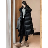 Clara - Long Feather Coat