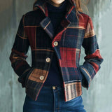 Maura | Vintage check warm coat, a timeless style