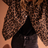 Luna | Fashion Jacket with Leopard Print
